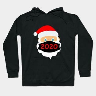 Santa Wearing Mask - Funny Quarantine Christmas 2020 Hoodie